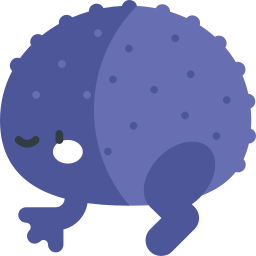 grenouille de pluie noire Icône