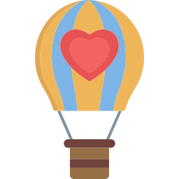 Air balloons icon