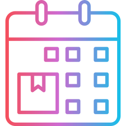 date de livraison Icône