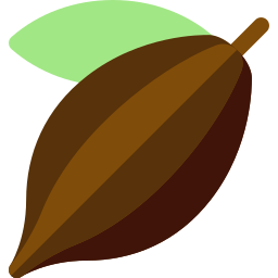 ziarno kakaowca ikona