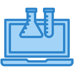 laboratory equipment icon