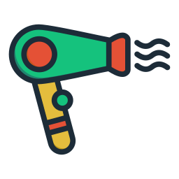 Hair dryer icon