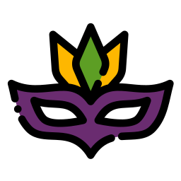 Carnival mask icon