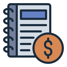 Accounting book icon