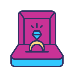 Engagement ring icon