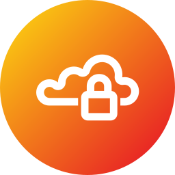 Cloud lock icon