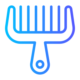 Afro comb icon