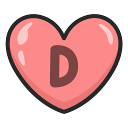 Letter D icon