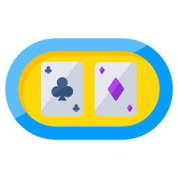 cartas de póquer icono
