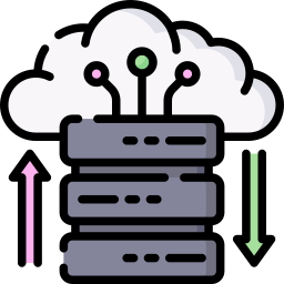 Cloud server icon