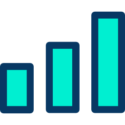 diagramme à bandes Icône