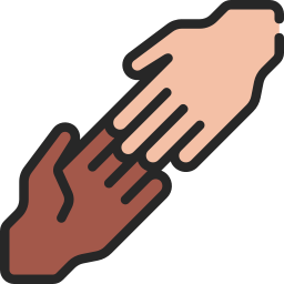 Helping hand icon