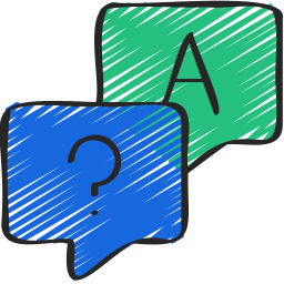 Question and answer icon