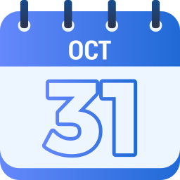 10 월 31 일 icon