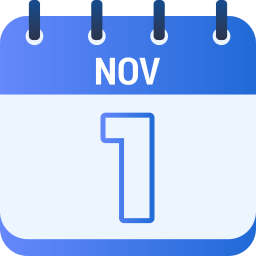 1 de noviembre icono