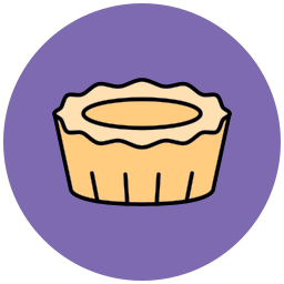 Яичный тарт иконка