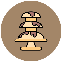 Chocolate fountain icon