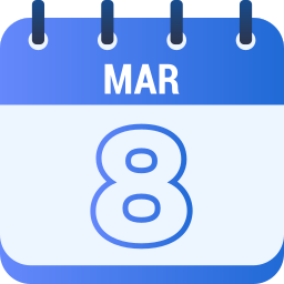 3 월 8 일 icon