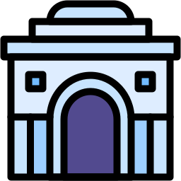 puerta de la ciudad icono