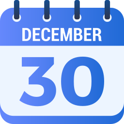 30 december icoon