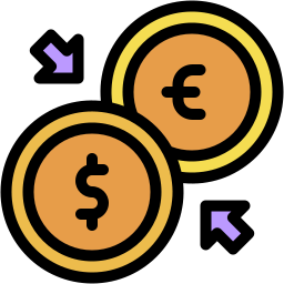 Money exchange icon