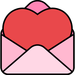 carta de amor icono