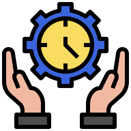gestión del tiempo icono