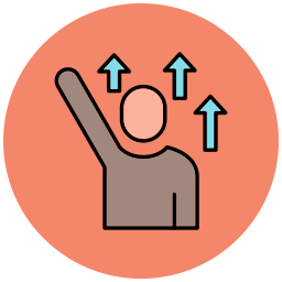 hand hoch icon