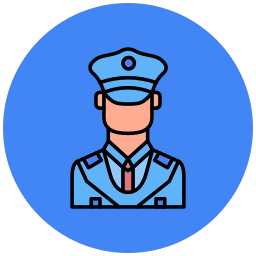 guardia de seguridad icono