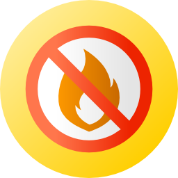 geen vuur icoon