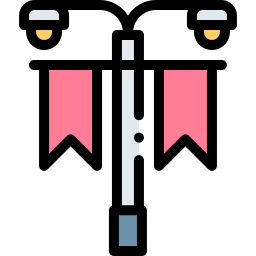 Bow flags icon