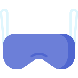 Sleeping mask icon