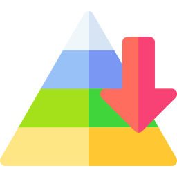 piramide di maslow icona