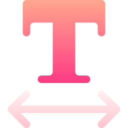 textbreite icon