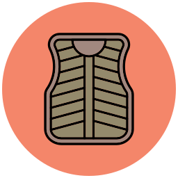 Protector vest icon