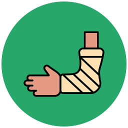Arm plaster icon