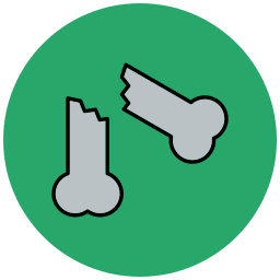 gebrochener knochen icon