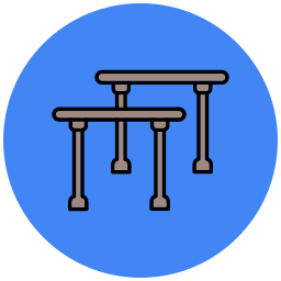 Parallel bars icon