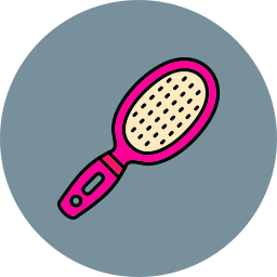 Hair brush icon