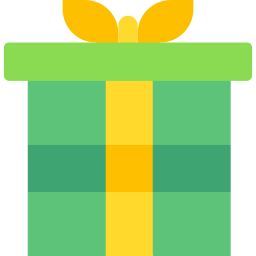 caja de regalo icono
