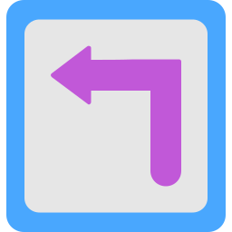 왼쪽으로 돌아 icon