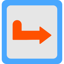 Turn right icon