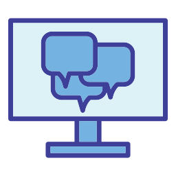 Online chat icon