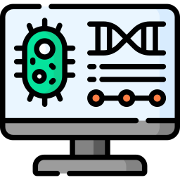 bacteriología icono