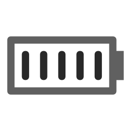 barra de batería icono
