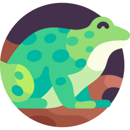 Barking frog icon