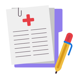 informe médico sticker