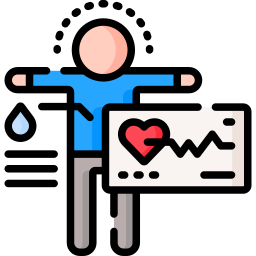 Medical analysis icon