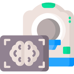 beeldvorming van de hersenen icoon