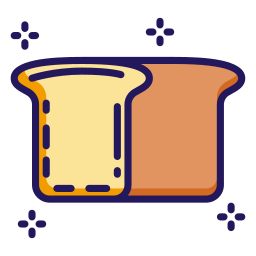 Плоский хлеб иконка